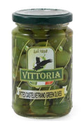 Vittoria Pitted Castelvetrano Green Olives, 280g (12-Jar Case)