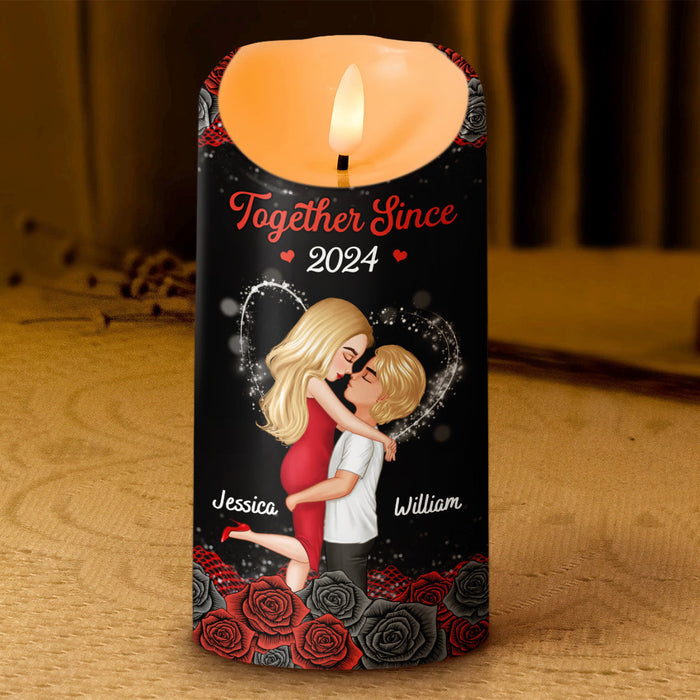 When I Tell You I Love You - Personalized Candle LED Light - Anniversary Gift For Couples, Lovers, Husband Wife