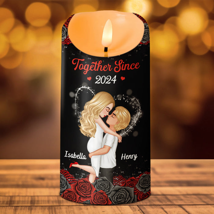 When I Tell You I Love You - Personalized Candle LED Light - Anniversary Gift For Couples, Lovers, Husband Wife