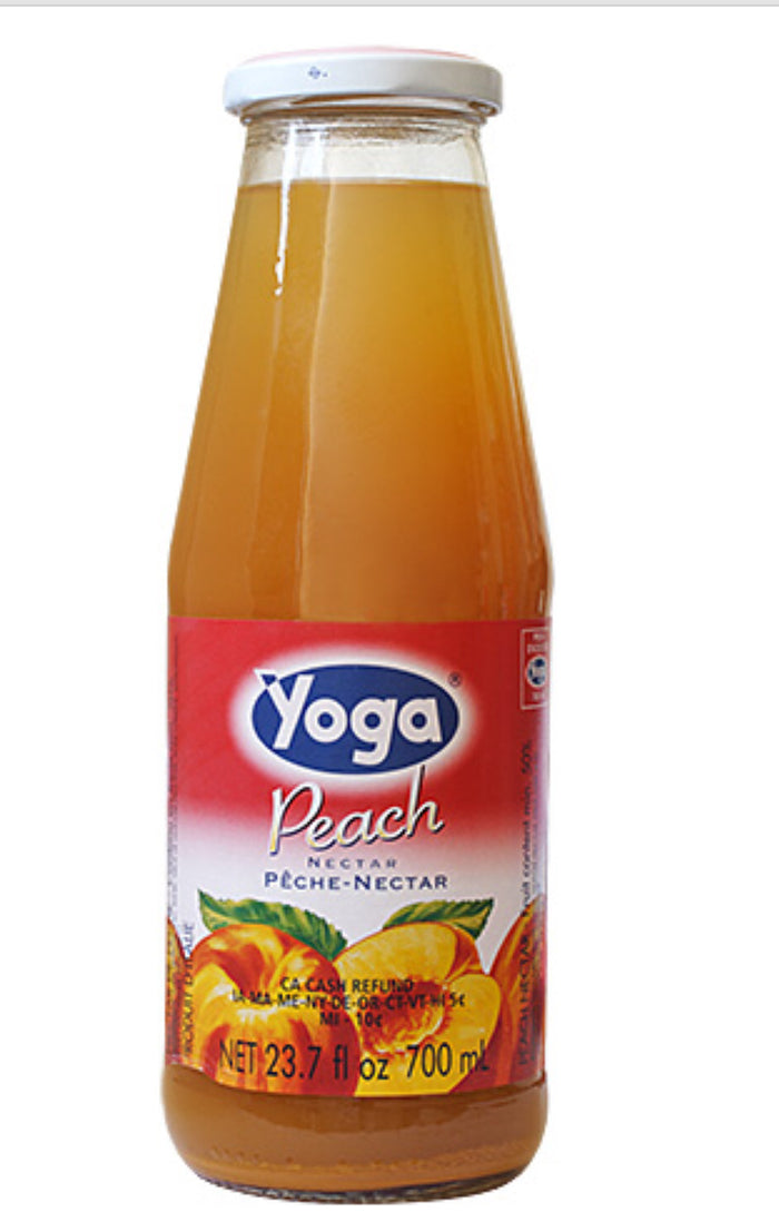 Yoga Peach Nectar, 23.7 oz (6/Pack Case)