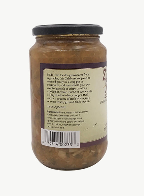 Zuppa Rustica Tuscan Soup, with Fresh Tomato & Spinach - 19.4 Ounces (4-Jars)